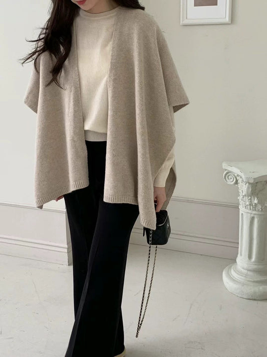 Yak wool knit cardigan